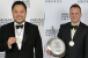 David Chang left and Paul Kahan right shared best chef honors