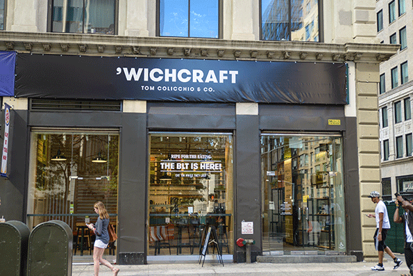 'Wichcraft's revamped exterior